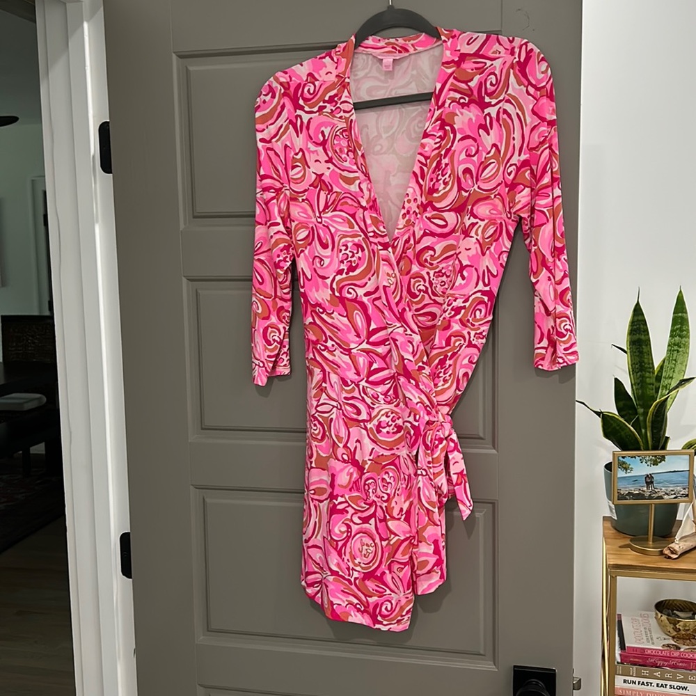 Lilly Pulitzer hot pink romper